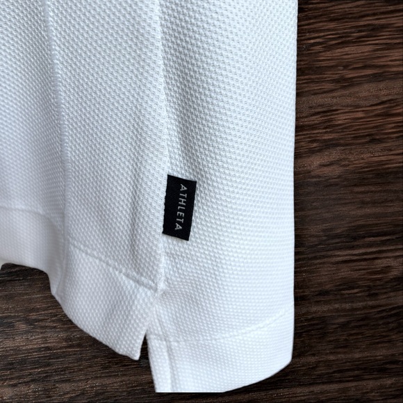 Athleta Everyday Polo Tee Snap Button Stretch Large *NWOT* - Picture 4 of 10